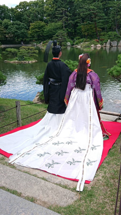 平安絵巻の婚礼衣装